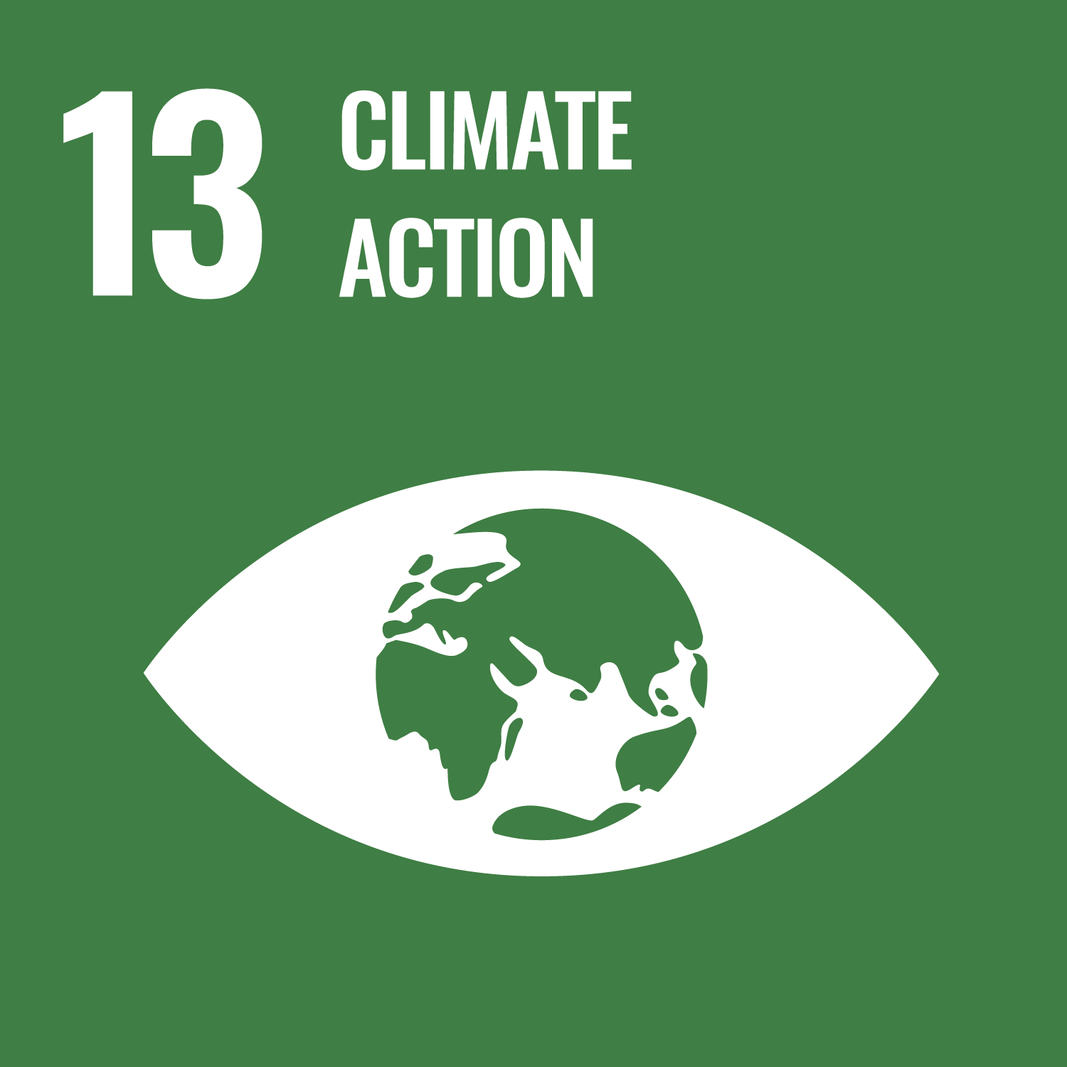 Sustainable Development Goal Graphic for Climate Action